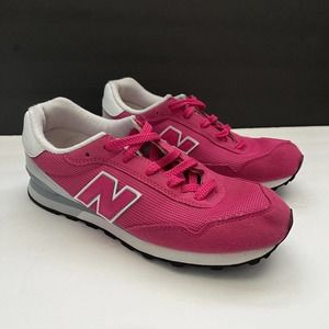 New Balance Girl 515 Classic Runner Carnival Light Cyclone Pink Lace Shoes 4.5